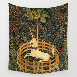 The Unicorn In Captivity Original Wall Tapestry