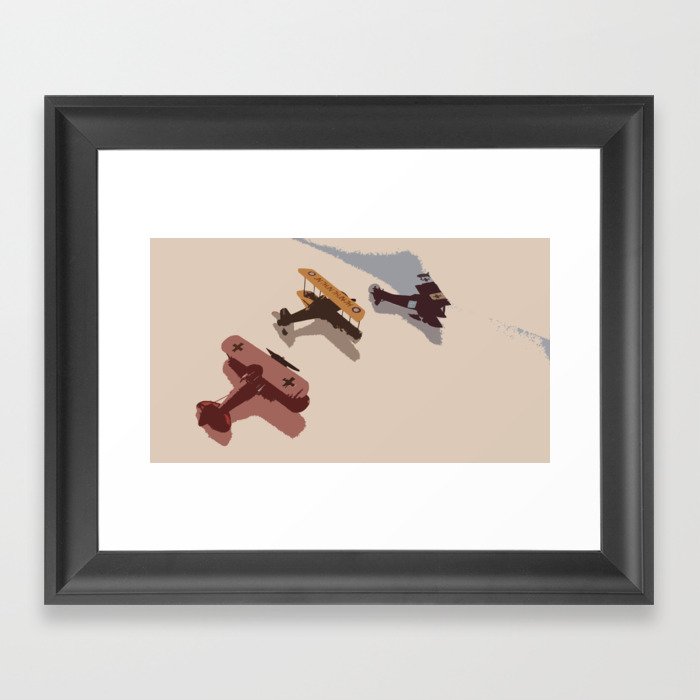 Toy Propeller Planes 1900s Framed Art Print