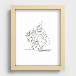 Mr. Fluffle's Ride Recessed Framed Print