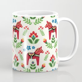 Swedish Dala Horses Red Mug