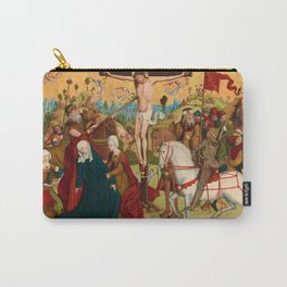 Calvary by Master of the Death of Saint Nicholas of Munster Carry-All Pouch