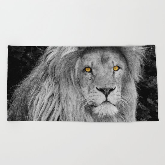LION BEAUTY Beach Towel