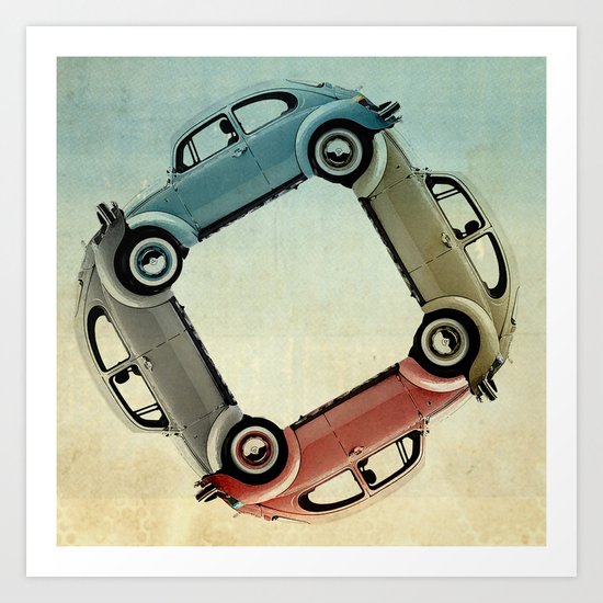 4 more bugs Art Print
