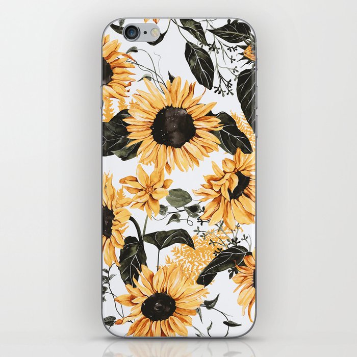 Sunflowers meadow A iPhone Skin