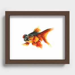 Gary the Goldfish Recessed Framed Print