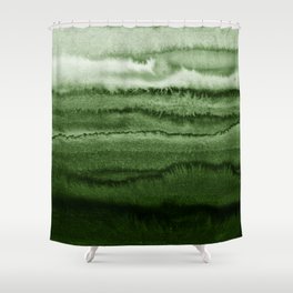 WITHIN THE TIDES FOREST GREEN by Monika Strigel Shower Curtain