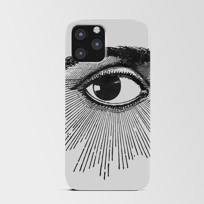 I See You. Black and White iPhone Card Case