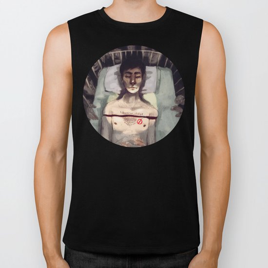 Studied and Observed Biker Tank