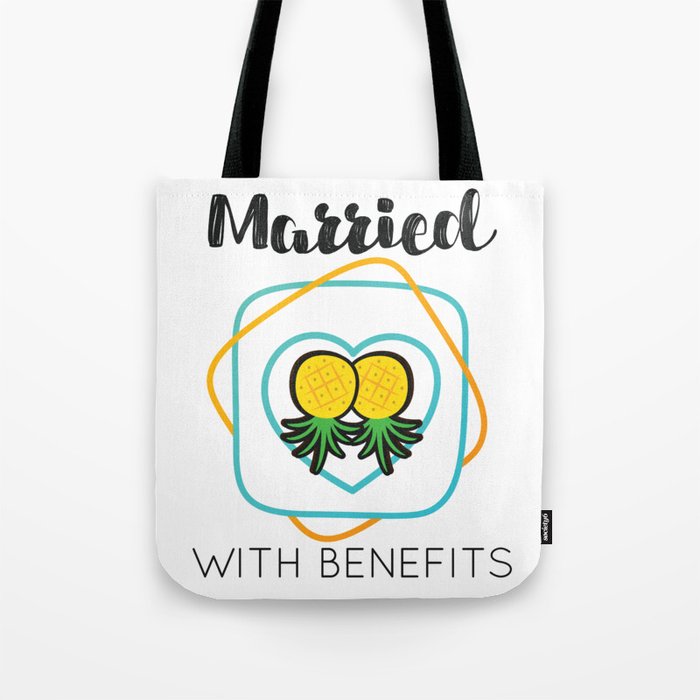 Hot Wife Cuckold Married With Benefits Swingers Pineapple Gift Tote Bag