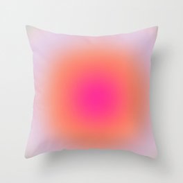 Vintage Colorful Gradient Throw Pillow