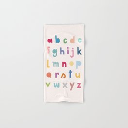 ABC alphabet art Hand & Bath Towel