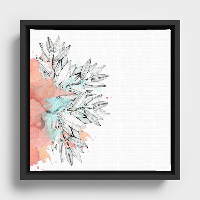 Sage for the soul Framed Canvas