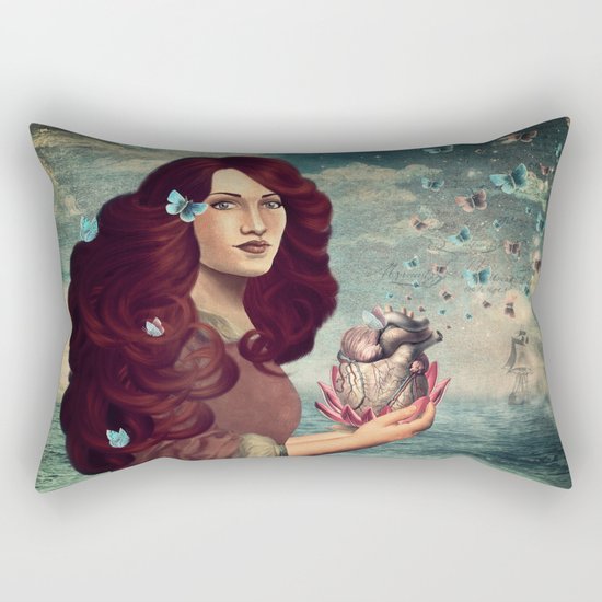 Butterflies in my heart Rectangular Pillow