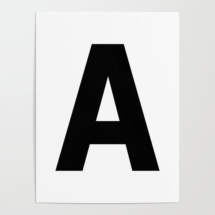 Black block letters online