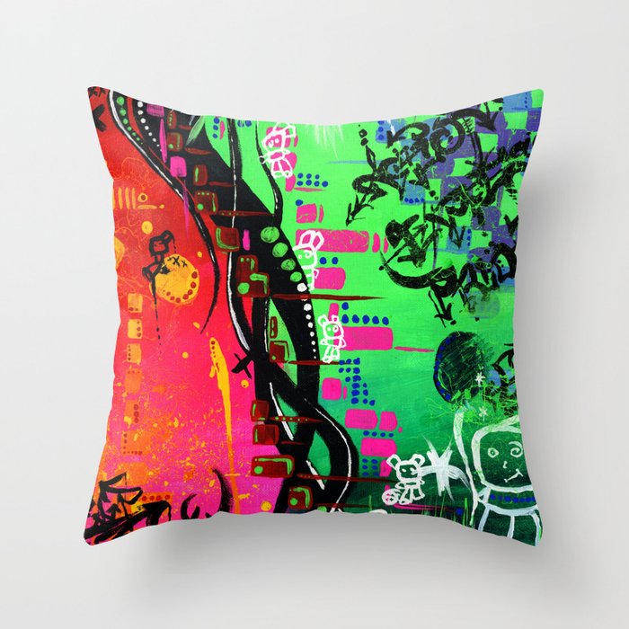 “ACTION EXPRESSES PRIORITIES” Throw Pillow
