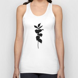 Plant silhouette line drawing - Evie layered Tank Top
