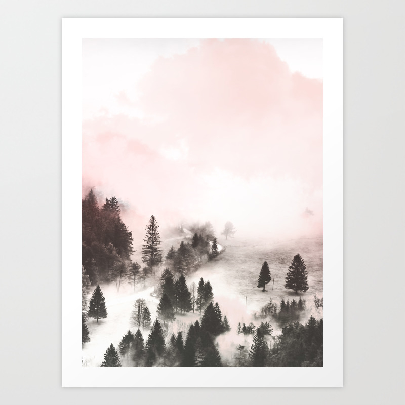 Black And White Forest Art Print By Mmartabc Society6 Black And White Forest Art Print By Mmartabc Society6