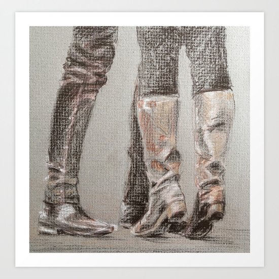 Tiptoes Art Print