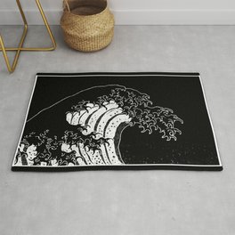 Hokusai, the Great Wave Rug