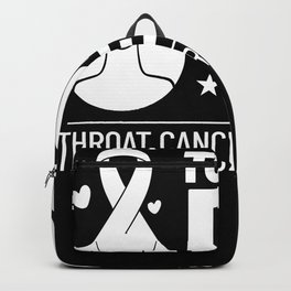 Head and Neck Throat Cancer Ribbon Survivor Backpack