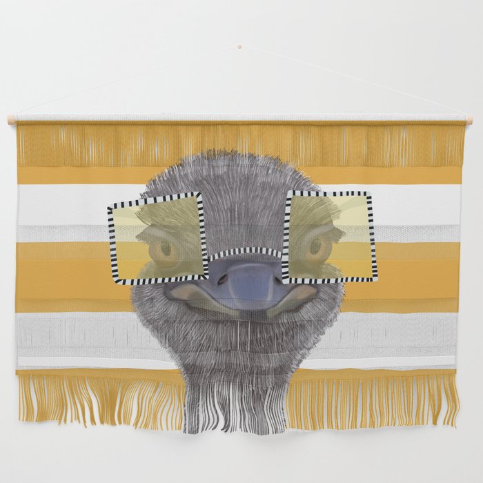 Funny Ostrich Wall Hanging