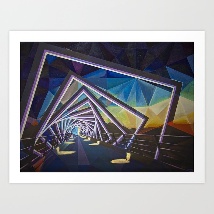 Trestle Bridge Art Print