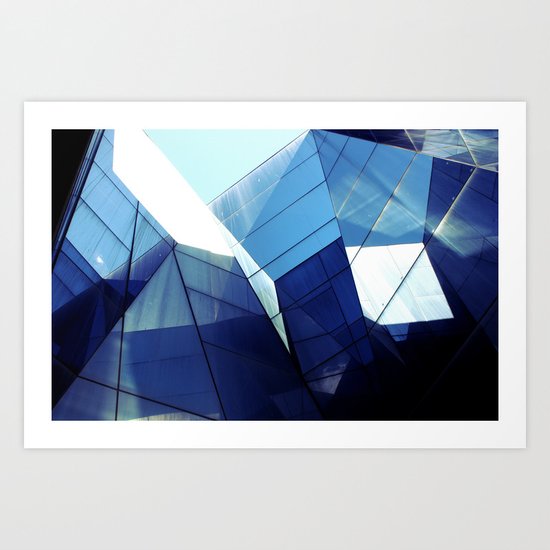 Diamond Glasses Art Print
