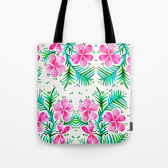 Orchid Bunch – Fuchsia & Green Palette Tote Bag