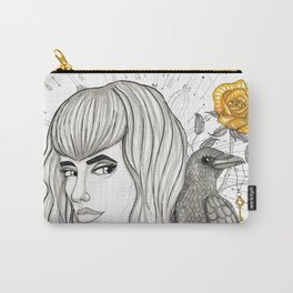 Goddess Morrigan Inktober 2016 Carry-All Pouch