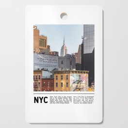 New York City Minmalism | Architecture in NYC | Travel Photography Cutting Board