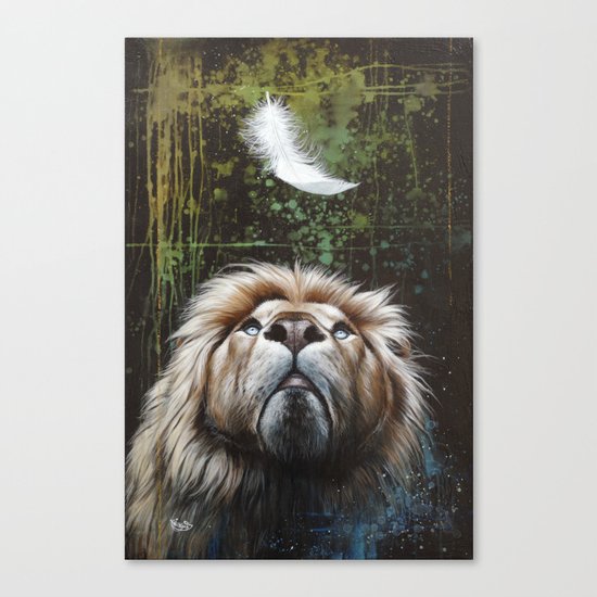 légèreté Canvas Print