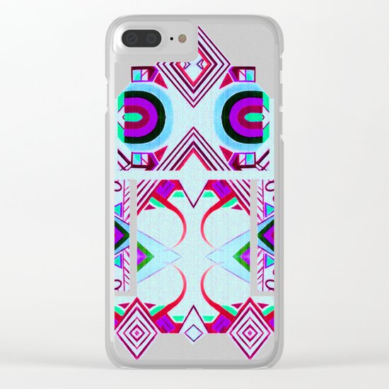 Mandalic Altar II Clear iPhone Case