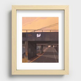 Ohio Overpass Recessed Framed Print