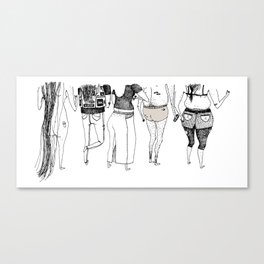 Butts Canvas Print