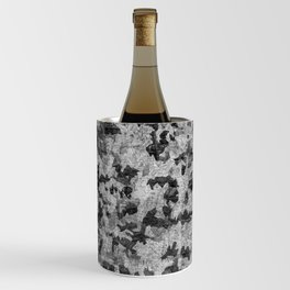 Charcoal Abstract Wine Chiller