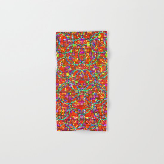 Verre Colore Pattern Hand & Bath Towel