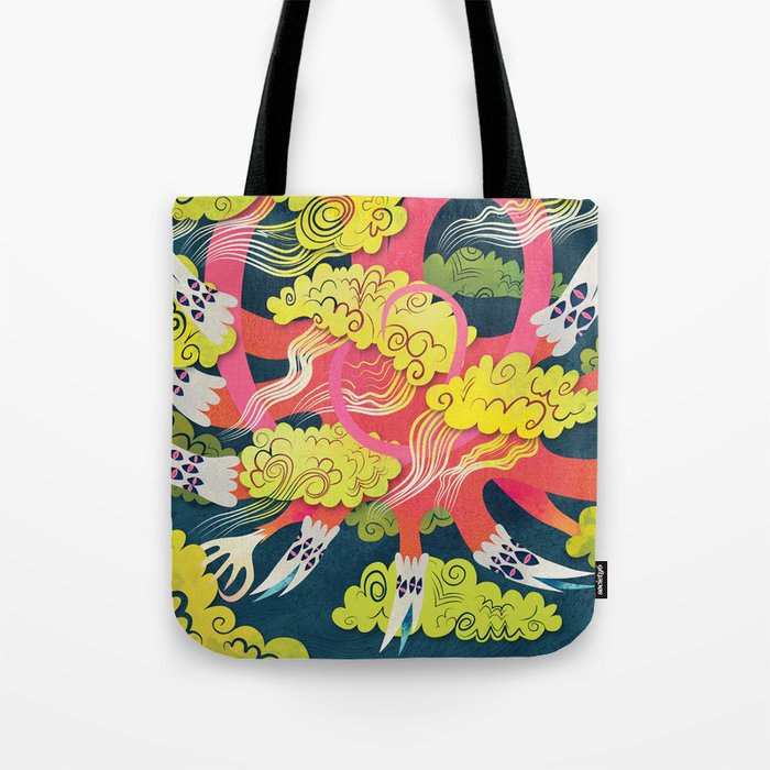 DRAGON IN THE SKY Tote Bag