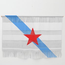 Flag of Galicia (inofficial) Wall Hanging