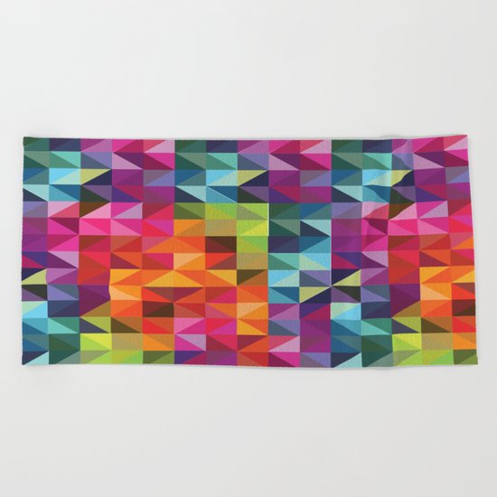 Geometric World No. 2 Beach Towel