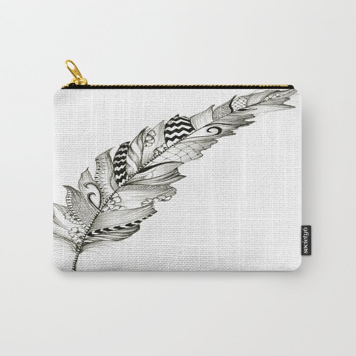 Feather  Carry-All Pouch