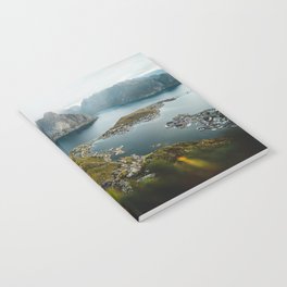 Reinebringen Moody Fjord Landscape Notebook