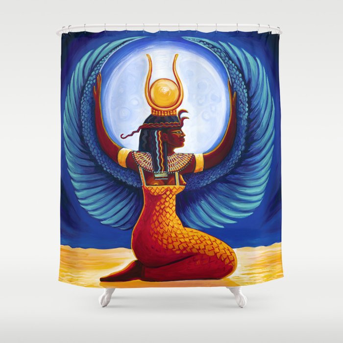 Isis Egyptian Goddess Shower Curtain by Katherine Skaggs Society6