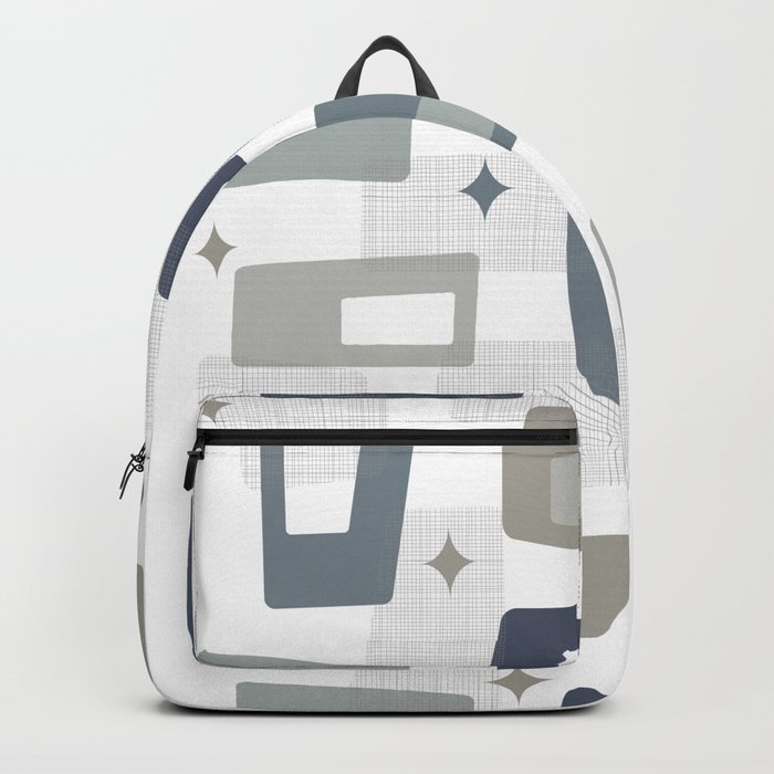Atomic Age - Mid Century Modern Blocks Backpack