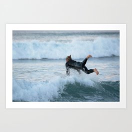 Let's Go Surfing Art Print