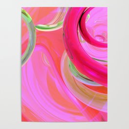 Pink Glass  Poster