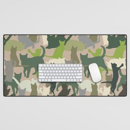 Cat Camouflage  Desk Mat