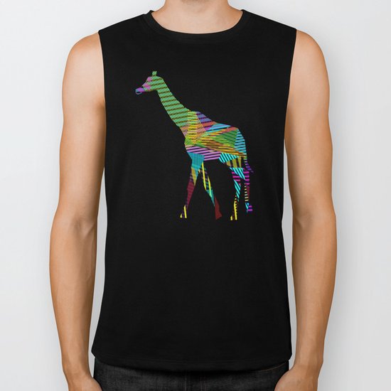 Giraffe Biker Tank
