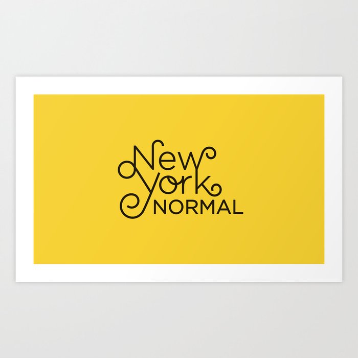 New York Normal Art Print