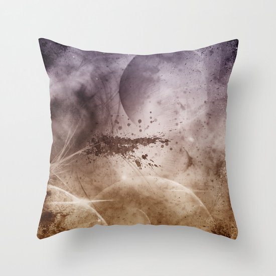 My God...Its full of pixels Throw Pillow