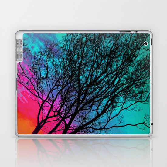 Behind The ol' Crape Myrtle Laptop & iPad Skin